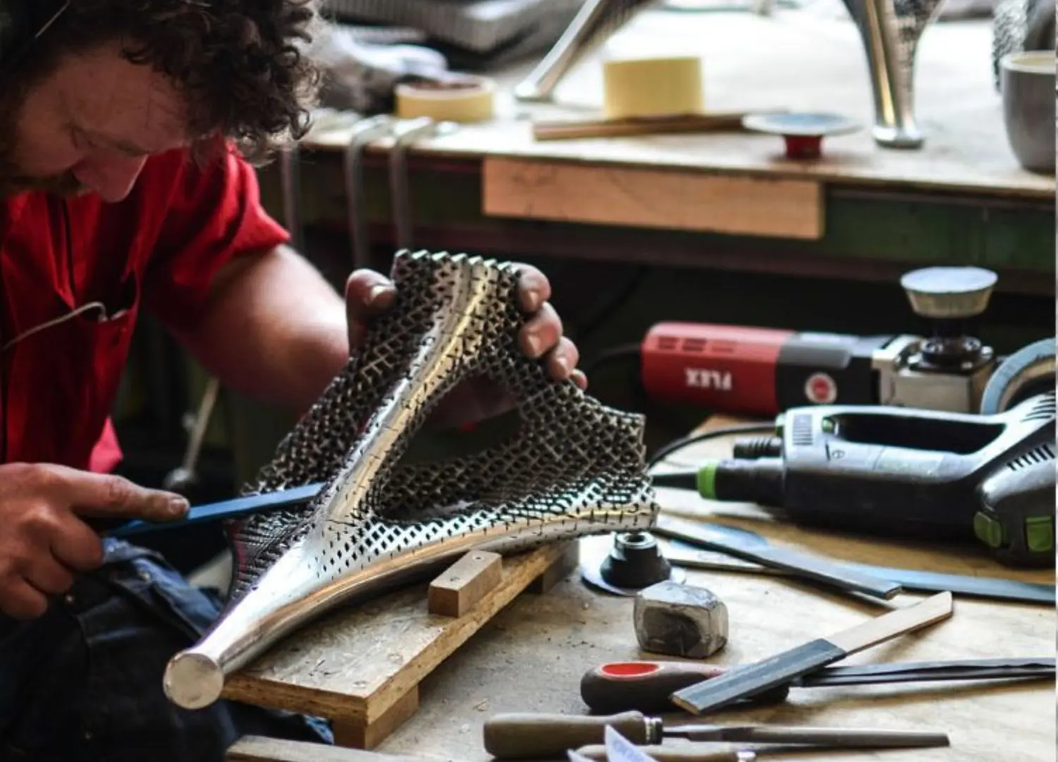 Aluminum Gradient Chair by Joris Laarman Lab _ 3D printing (2)