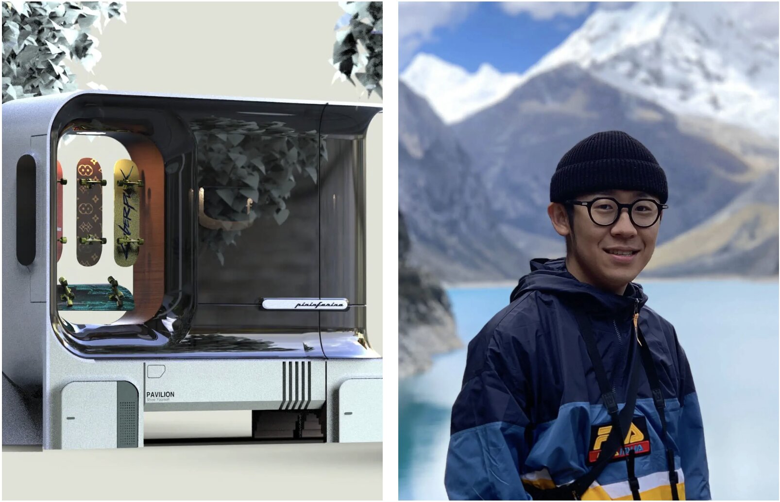 PAVILION–THE EGO GALLERY is an open and empty space which can contain someone’s identity, desire, and personality in the mobility - © Junu Kim