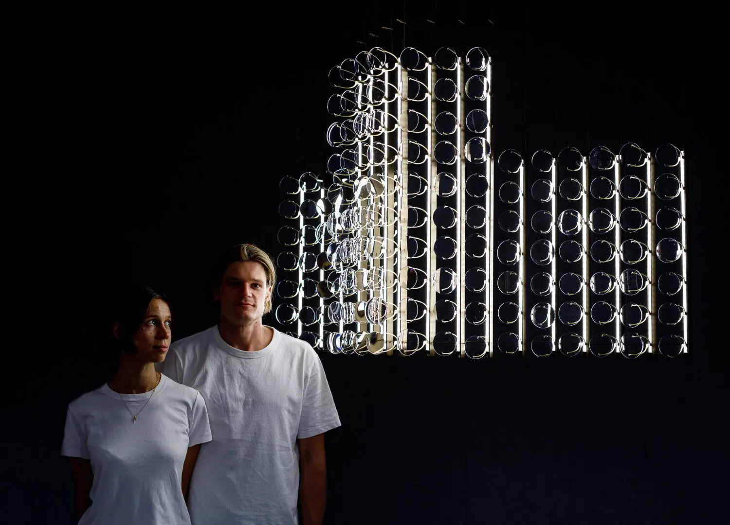 The Lens Luminaire _ lighting series by Object Density _ sculptural chandeliers