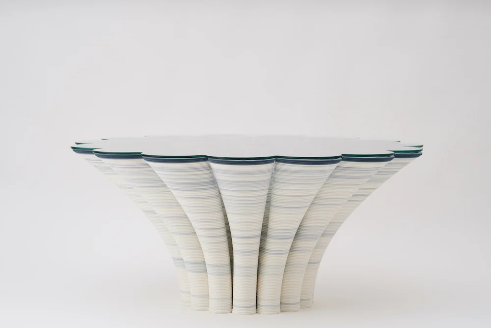 NYXO _ 3D-printed bioplastic Primavera furniture