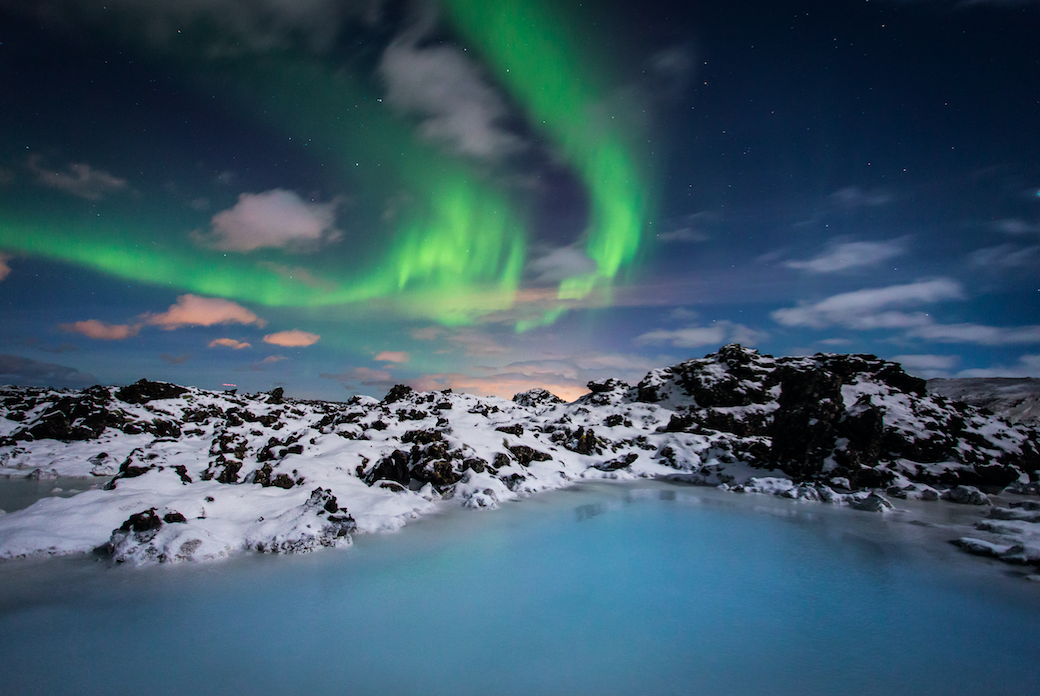 Blue Lagoon - Iceland - Aurora Borealis