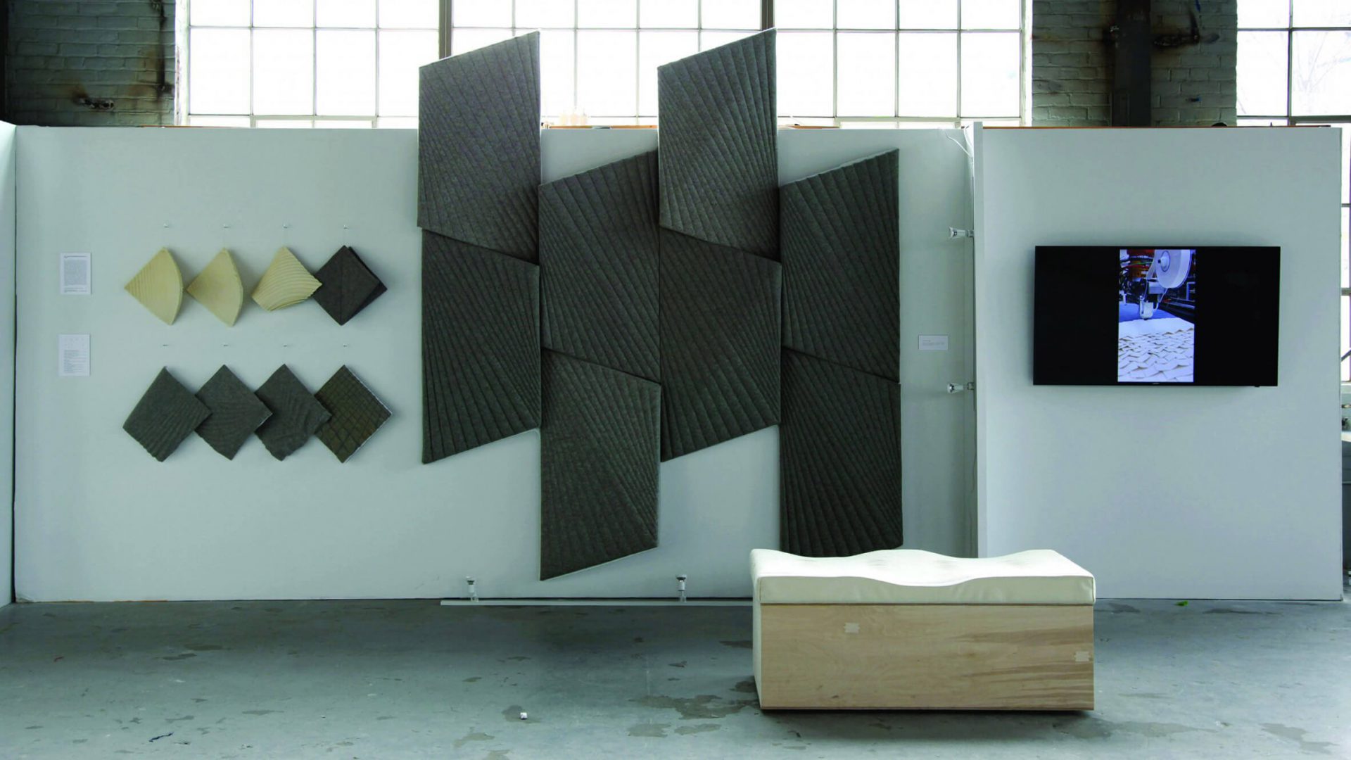HARD+SOFT can be used to procede felt architectural and interior elements