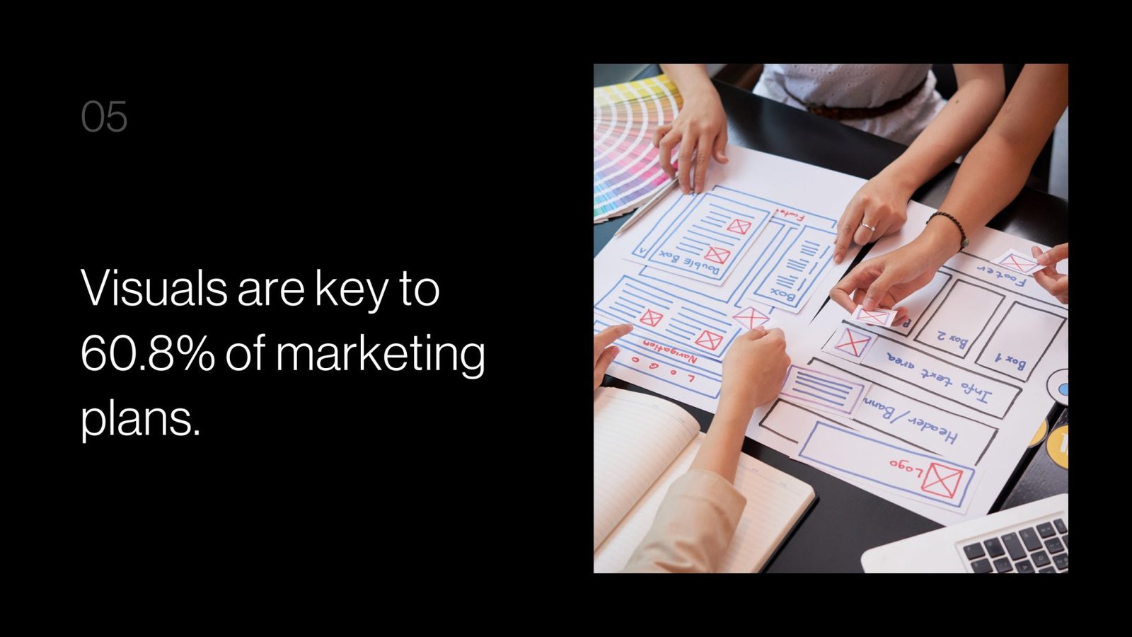 Graphic Design Marketing - visuals are key