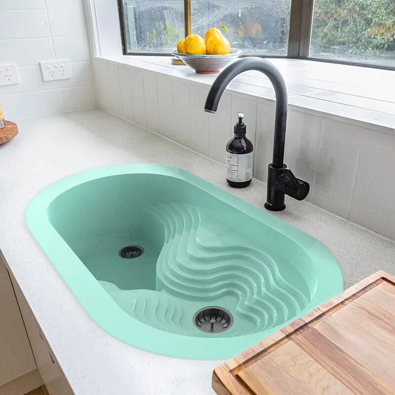 Moray sink one-handed users - in blue
