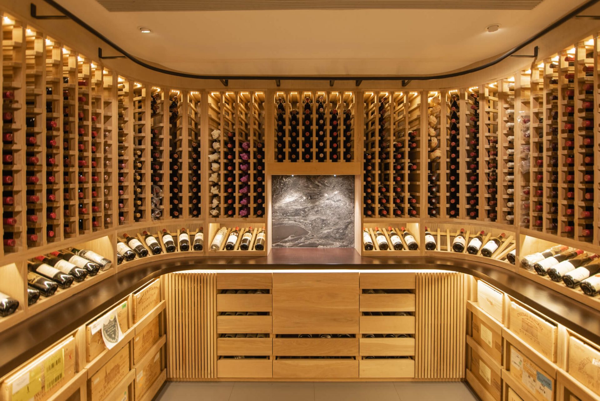 Roger and Sons - oak wine cellar