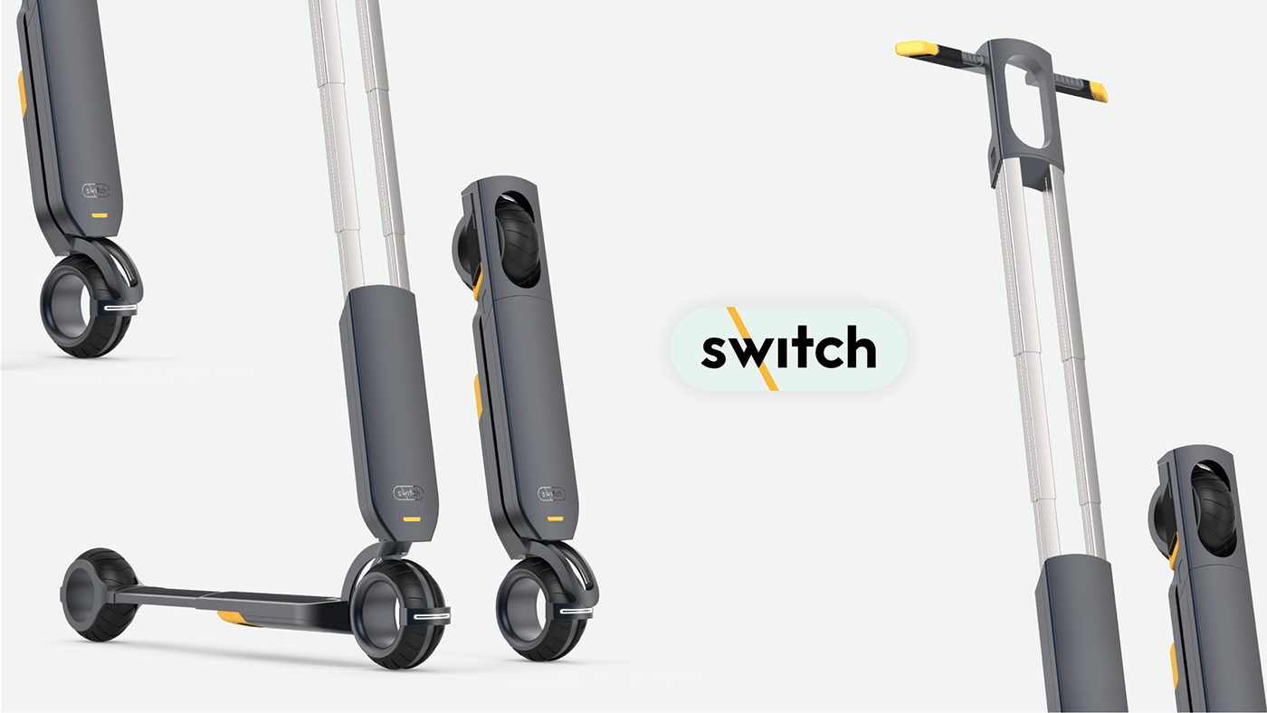 Switch scooter is a portable electric solution which makes city commuting easy.