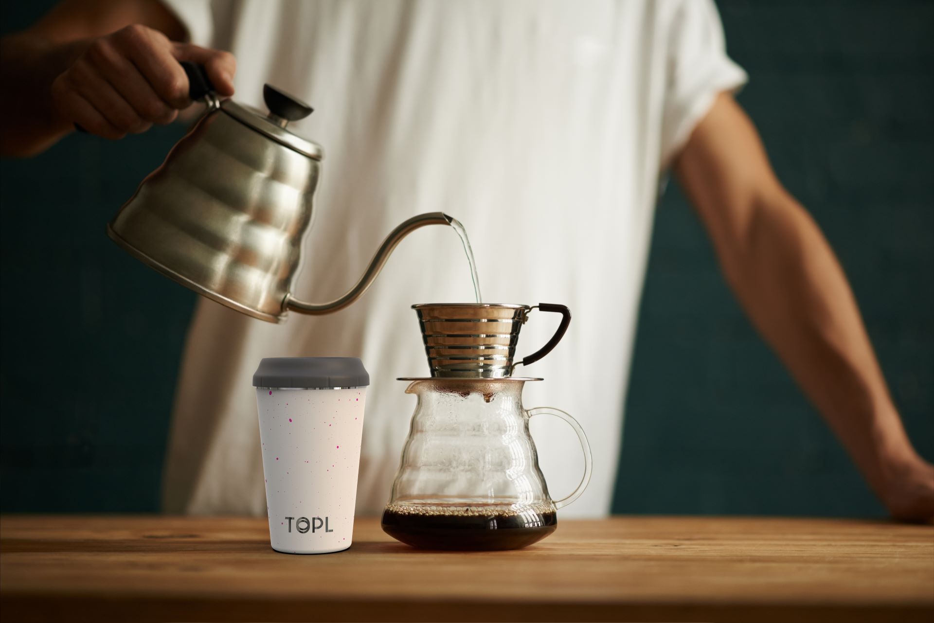 TOPL reusable coffee cup by Flynn - hot beverage