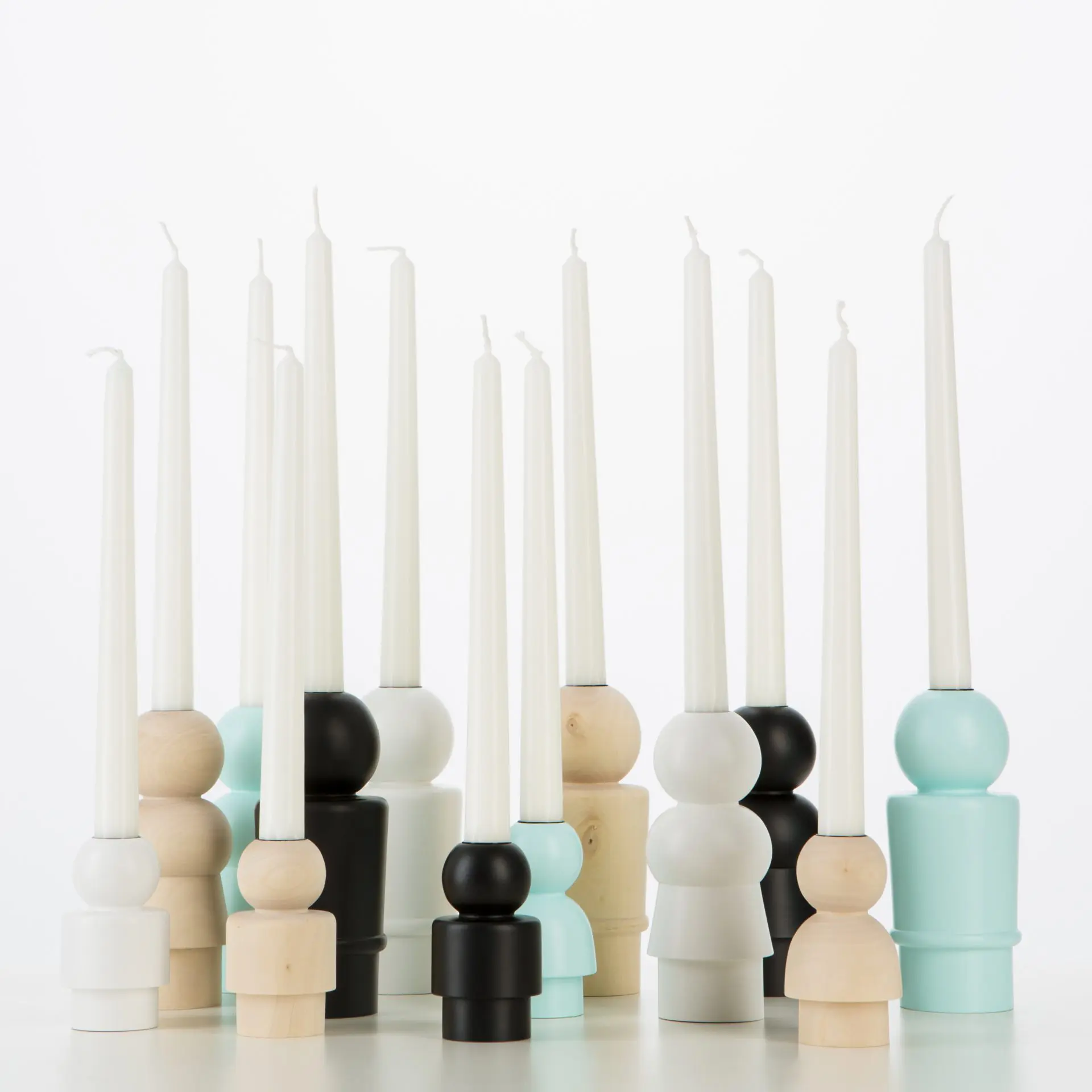 The Family candle holders by Anna Thorunn