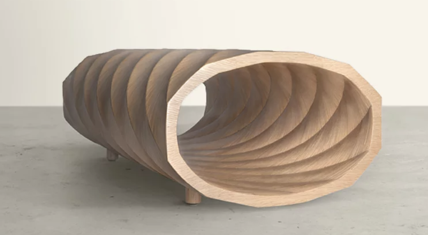 Twisted Table by Tesler + Mendelovitch