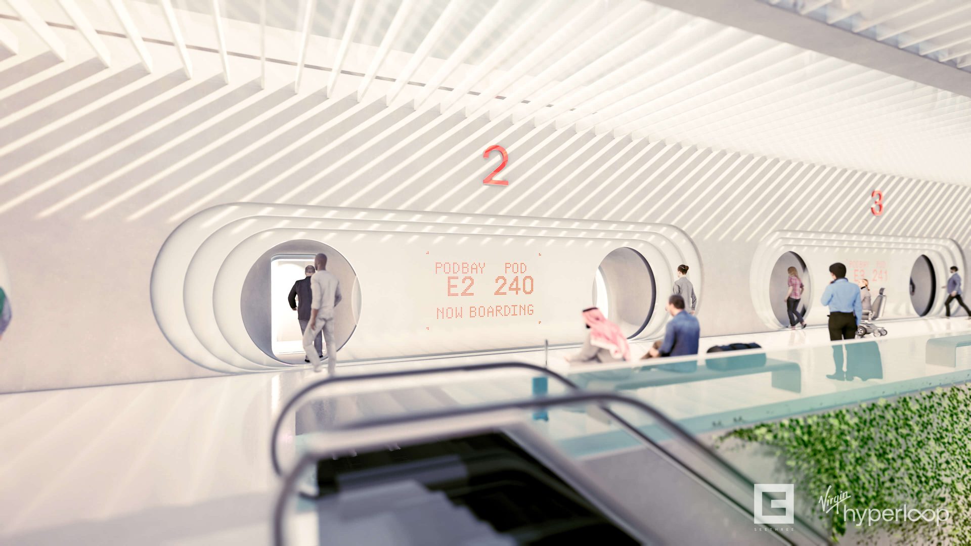 Virgin Hyperloop - station concept