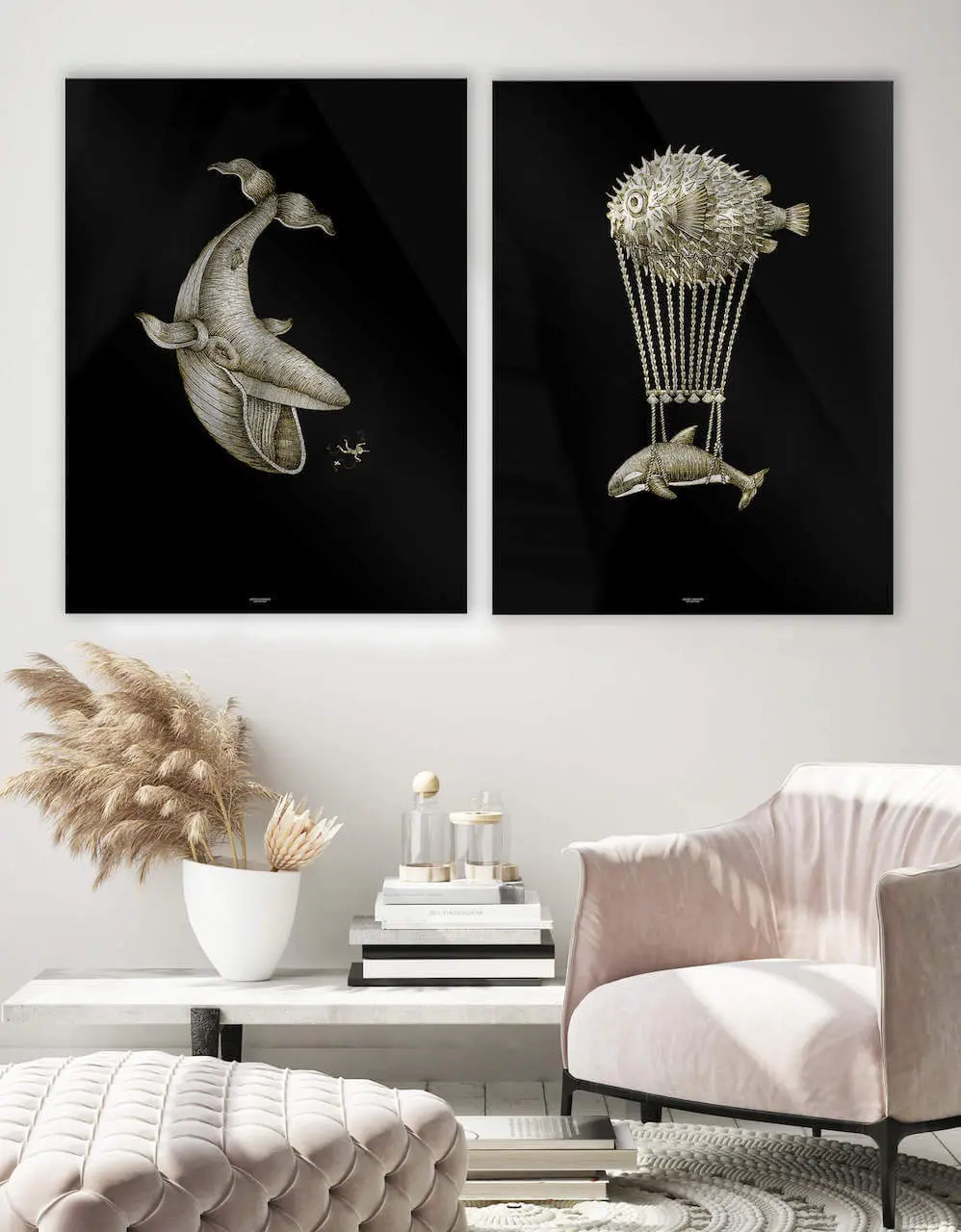 Aquatic Creatures - interior wall art