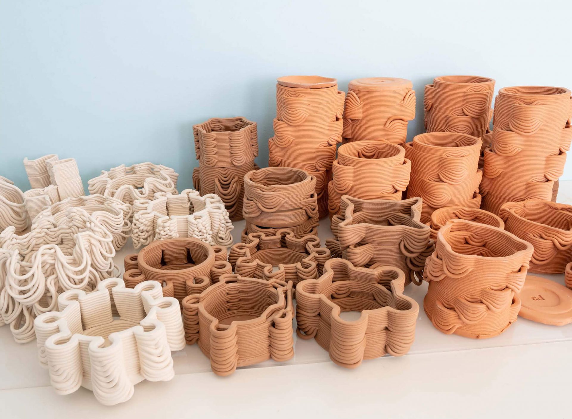 Mycelia Houses - 3D printed pots