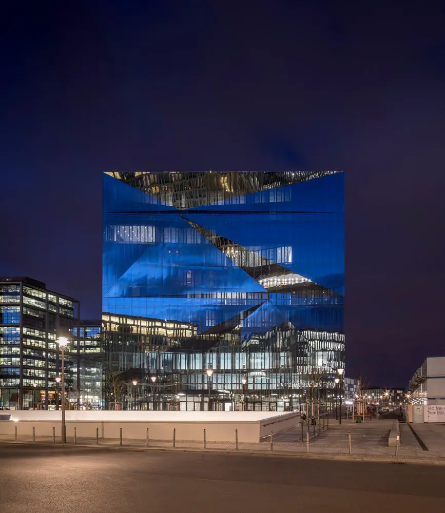 cube berlin - at night