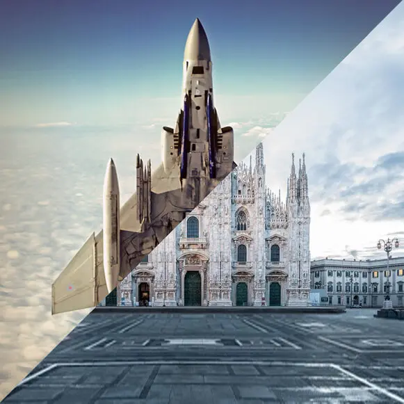 Davide Trabucco - McDonnell Douglas F-4 Phantom II vs Duomo di Milano