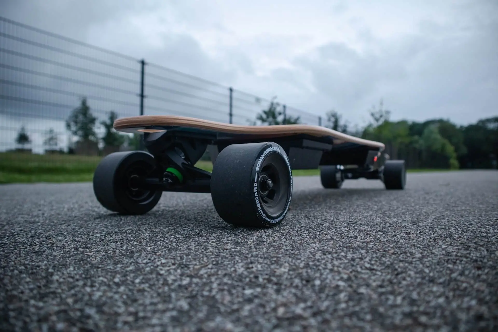 Electric Skateboards - back view