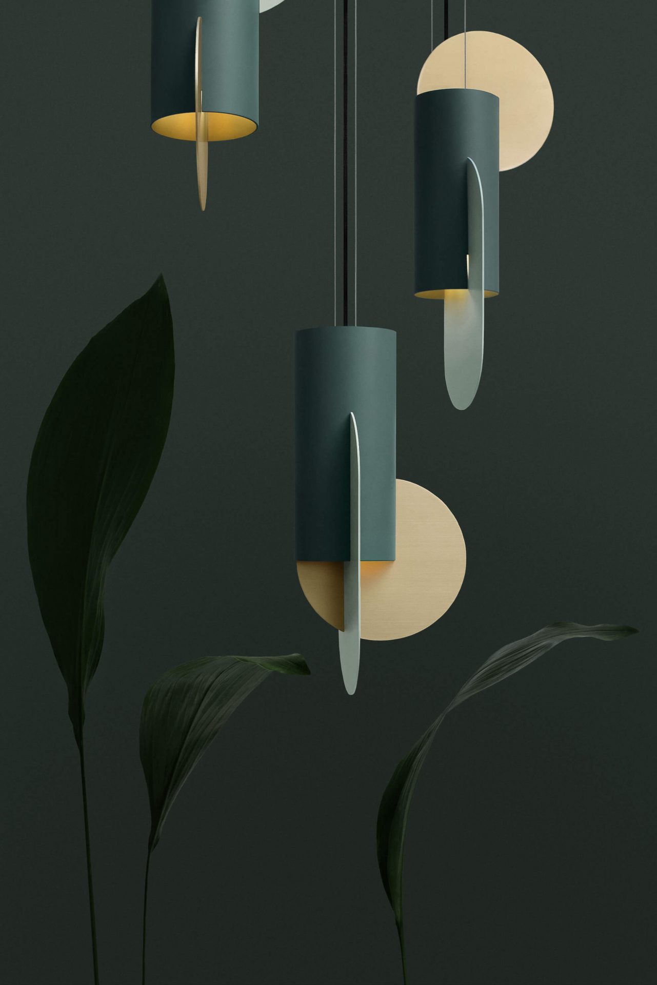 Solokova Design - Suprematic lamps