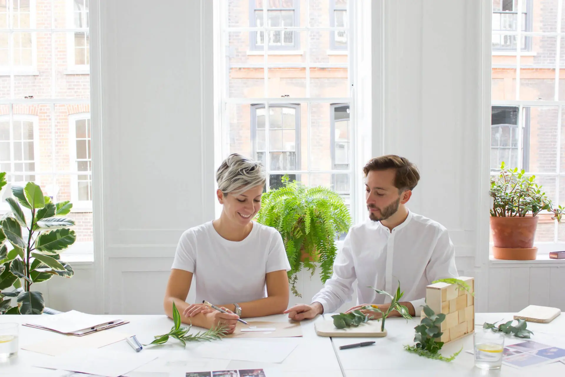 Special Projects - Clara and Adrian Westaway in studio