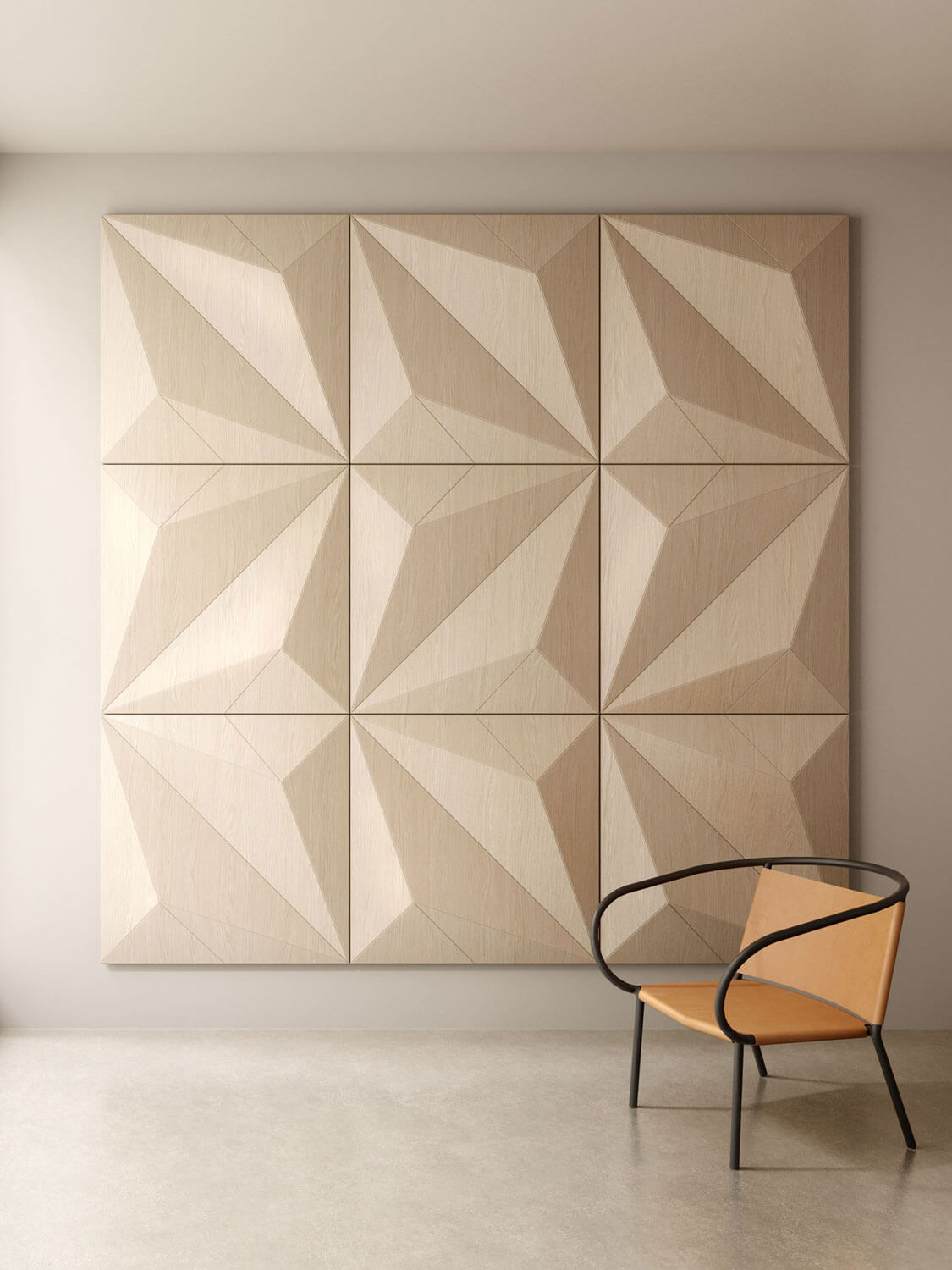 WOOD-SKIN Panels - O-gami neutral composition panel