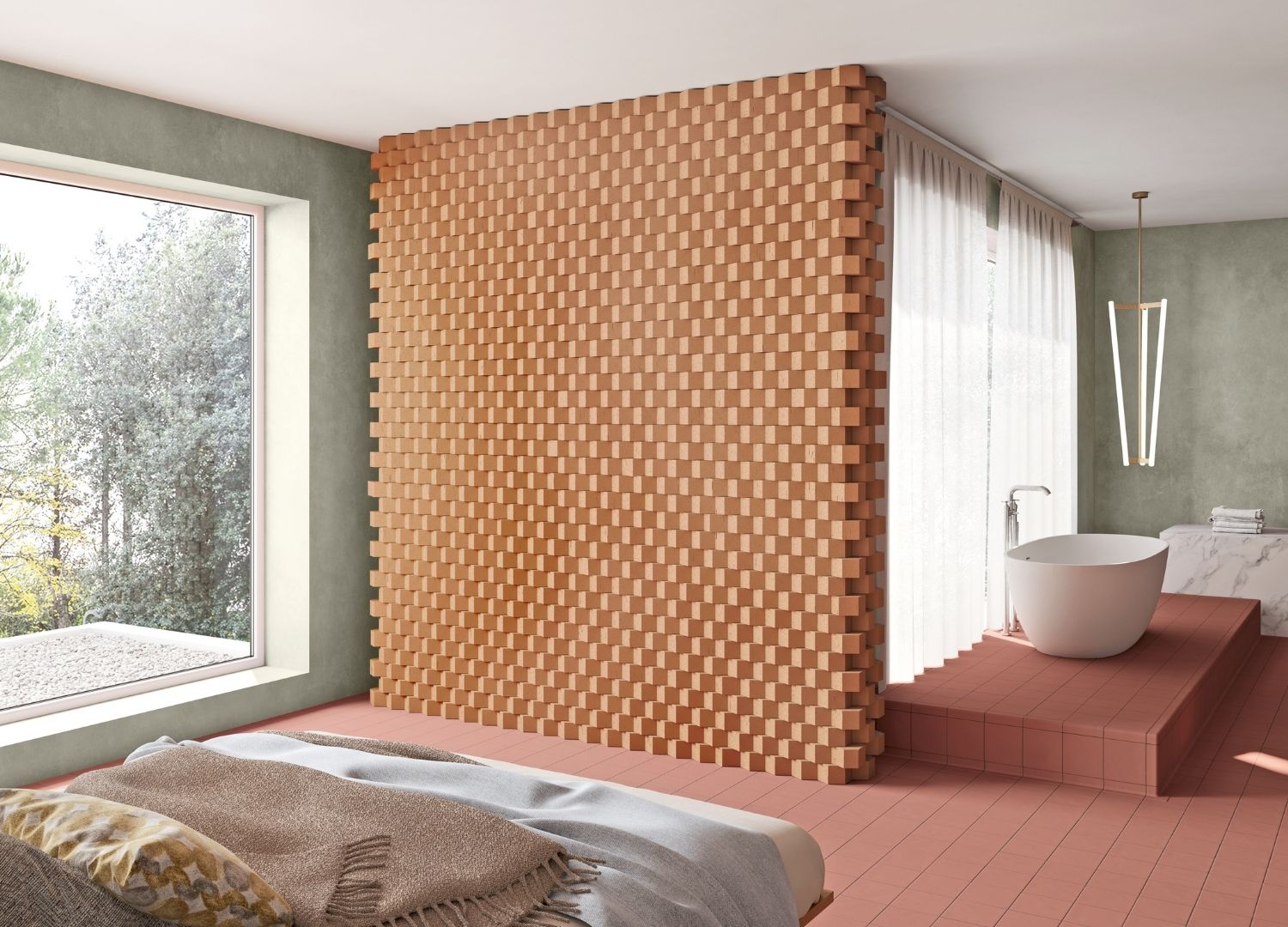 Hives by Konstantin Grcic x Mutina _ hexagonal bricks _ bee architecture
