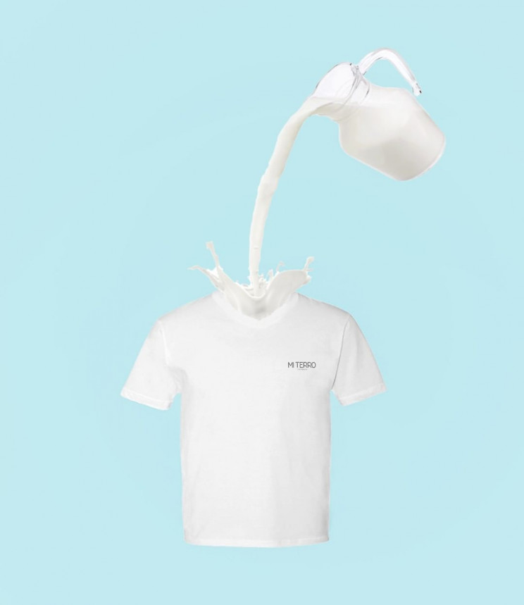 Milk Tee: this LA startup turns milk waste into clothing - DesignWanted :  DesignWanted