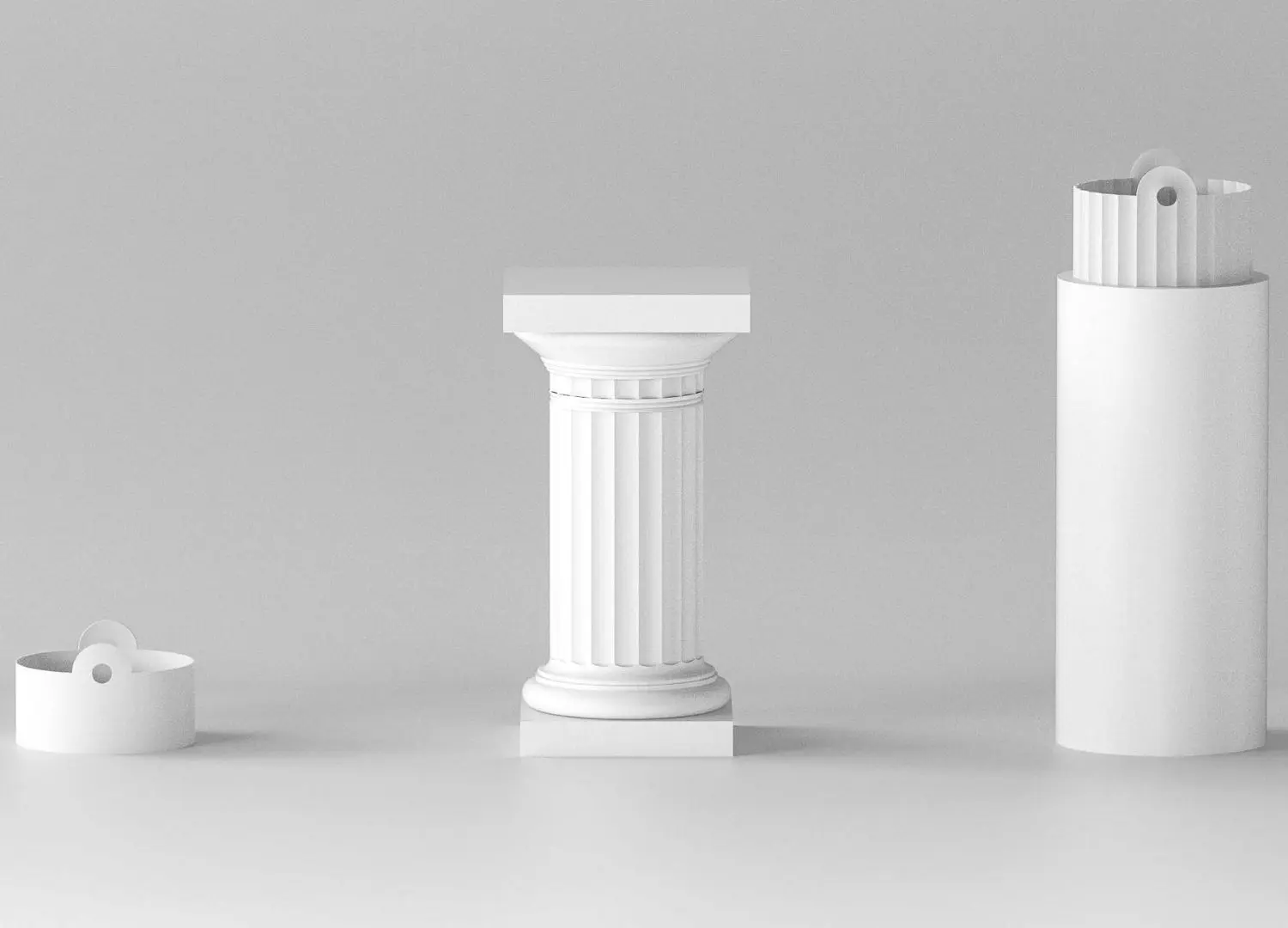 Column Baskets by Venco Design Studio 