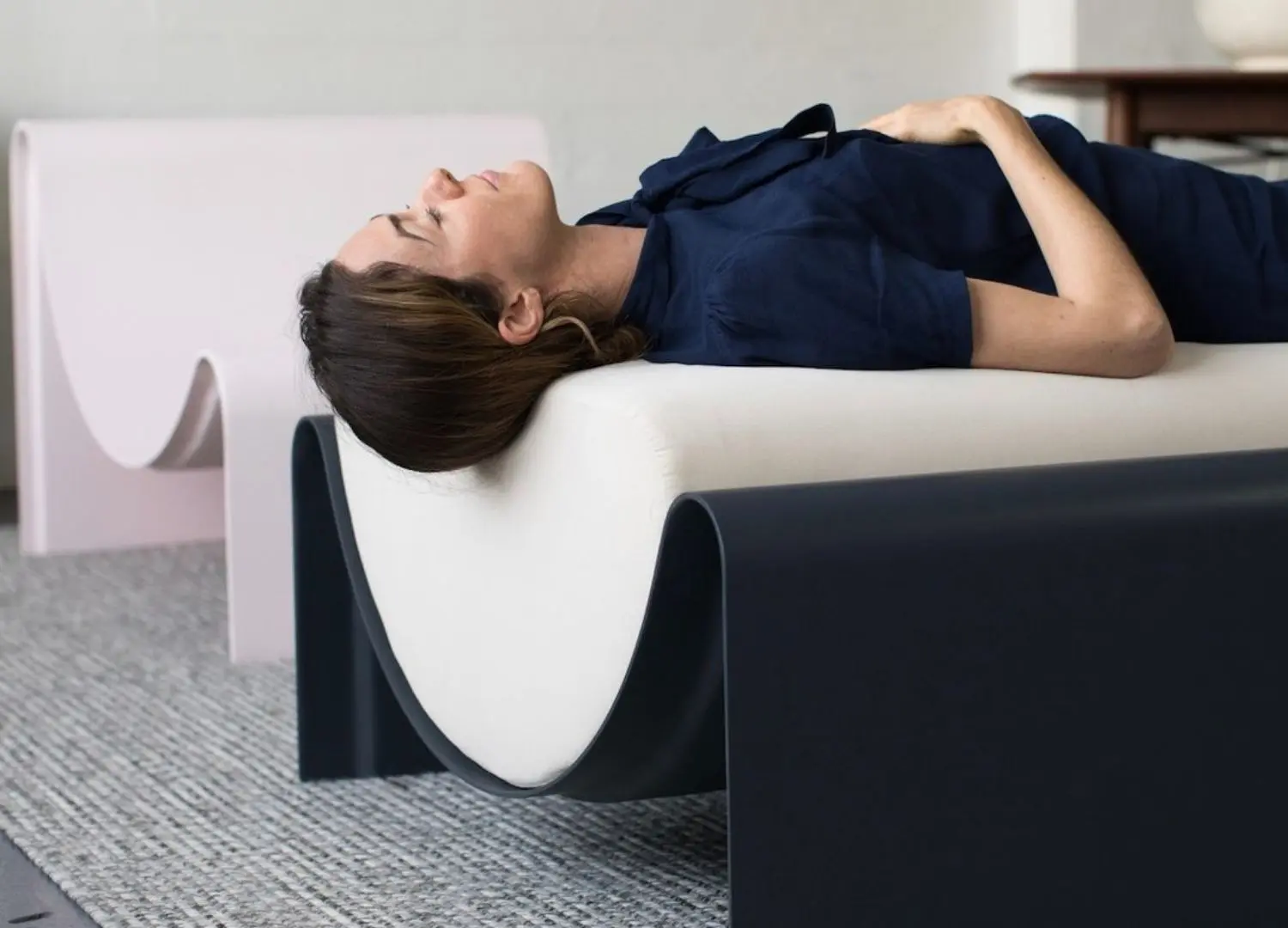 Eclipse Ottoman by Asa Pingree _ Foam & Fibreglass _ cover