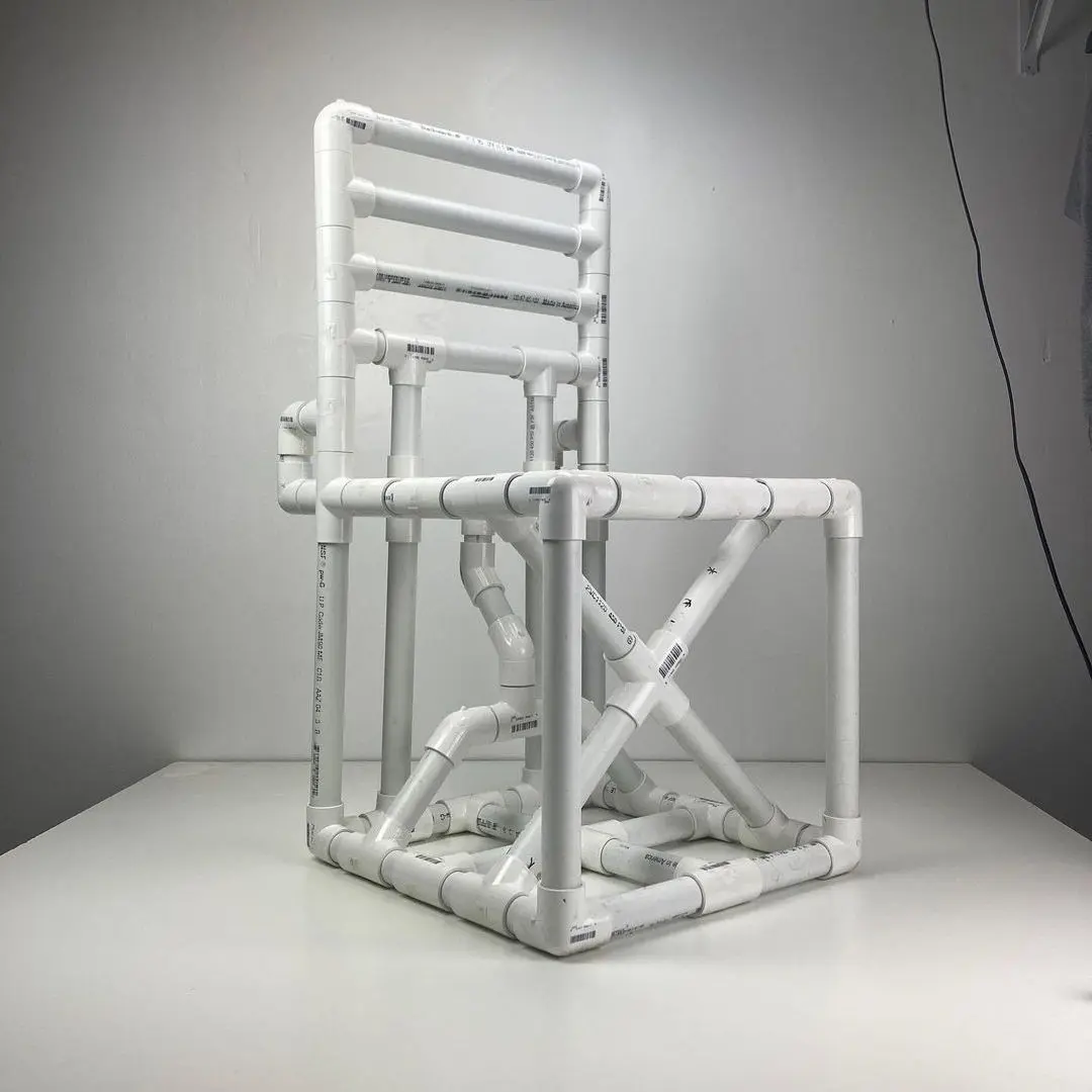PVC Chair by Emmanuel Popoteur