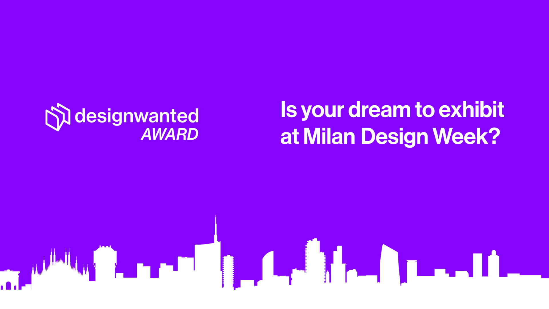 DesignWanted Award: Call for Entries is now open - DesignWanted :  DesignWanted