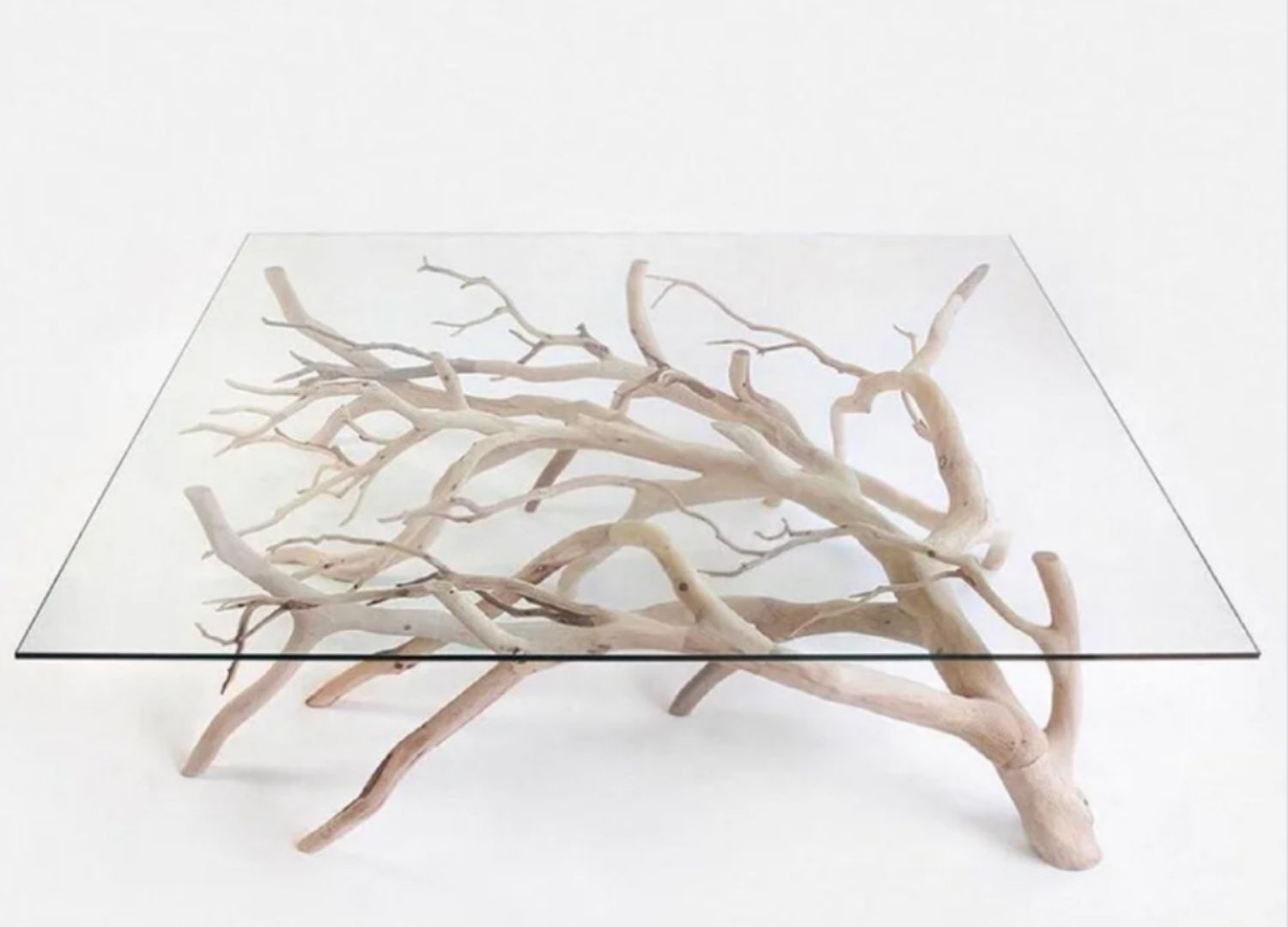 Second Nature Table _ Natural and artificial furniture design