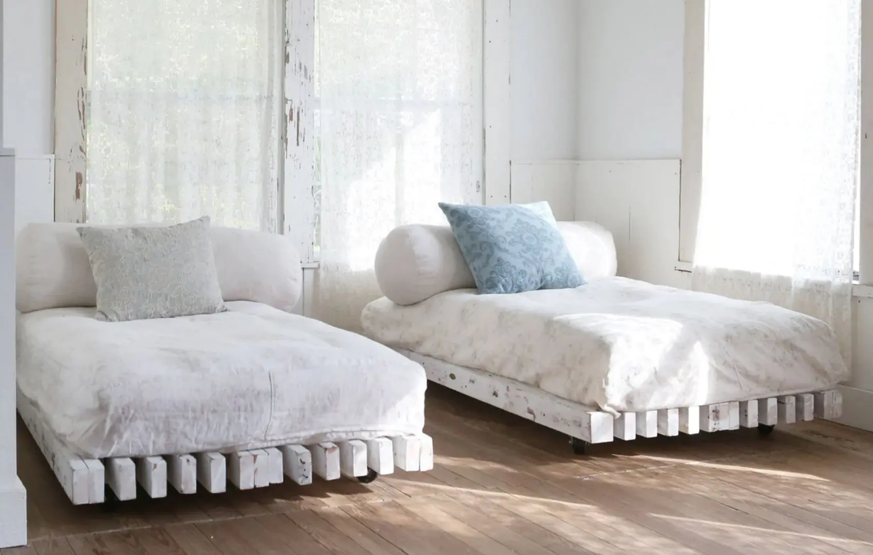 Folk bed - 5 modern floating beds