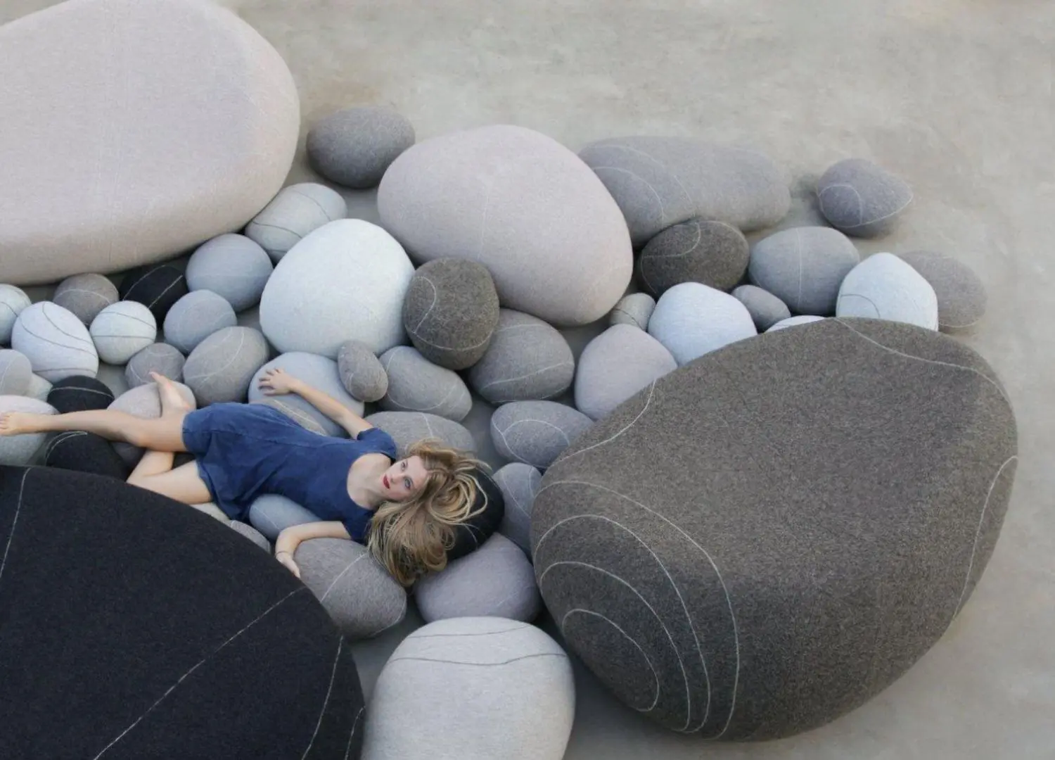 Livingstones by Smarin - pebble furniture and lighting