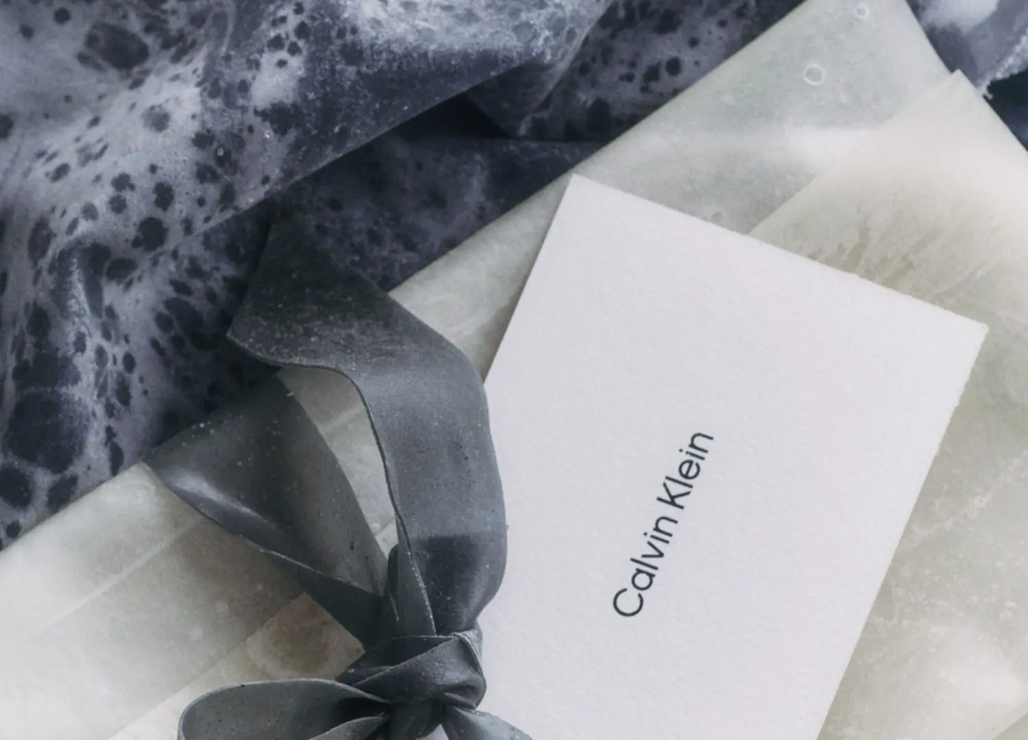 Calvin Klein Gift Wrap by Natural Material Studio