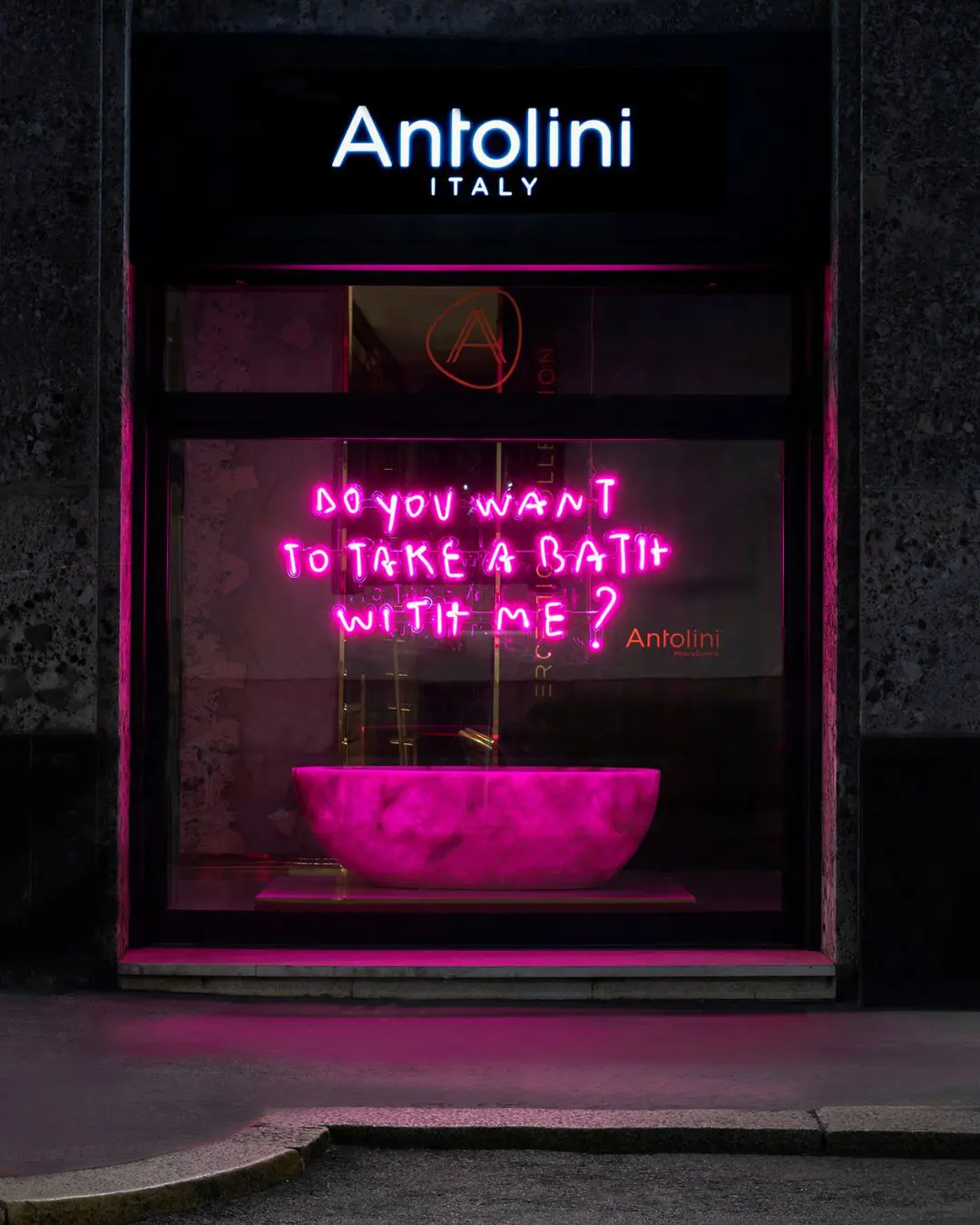 I want it wow installation by Pietro Terzini for Antolini - Milan Design Week 2023