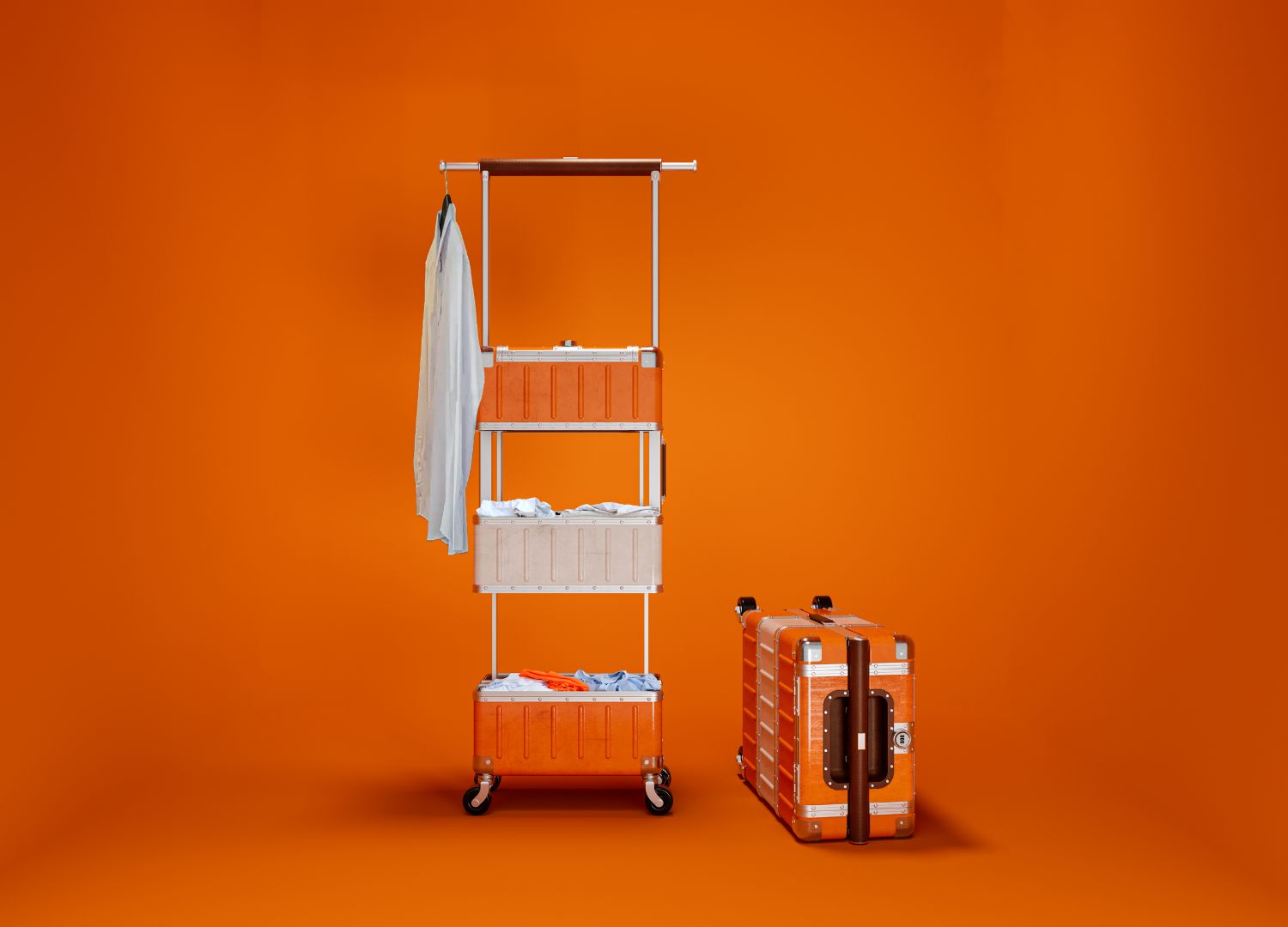 Drobe by Milla Studio _ portable wardrobe _ size of a suitcase