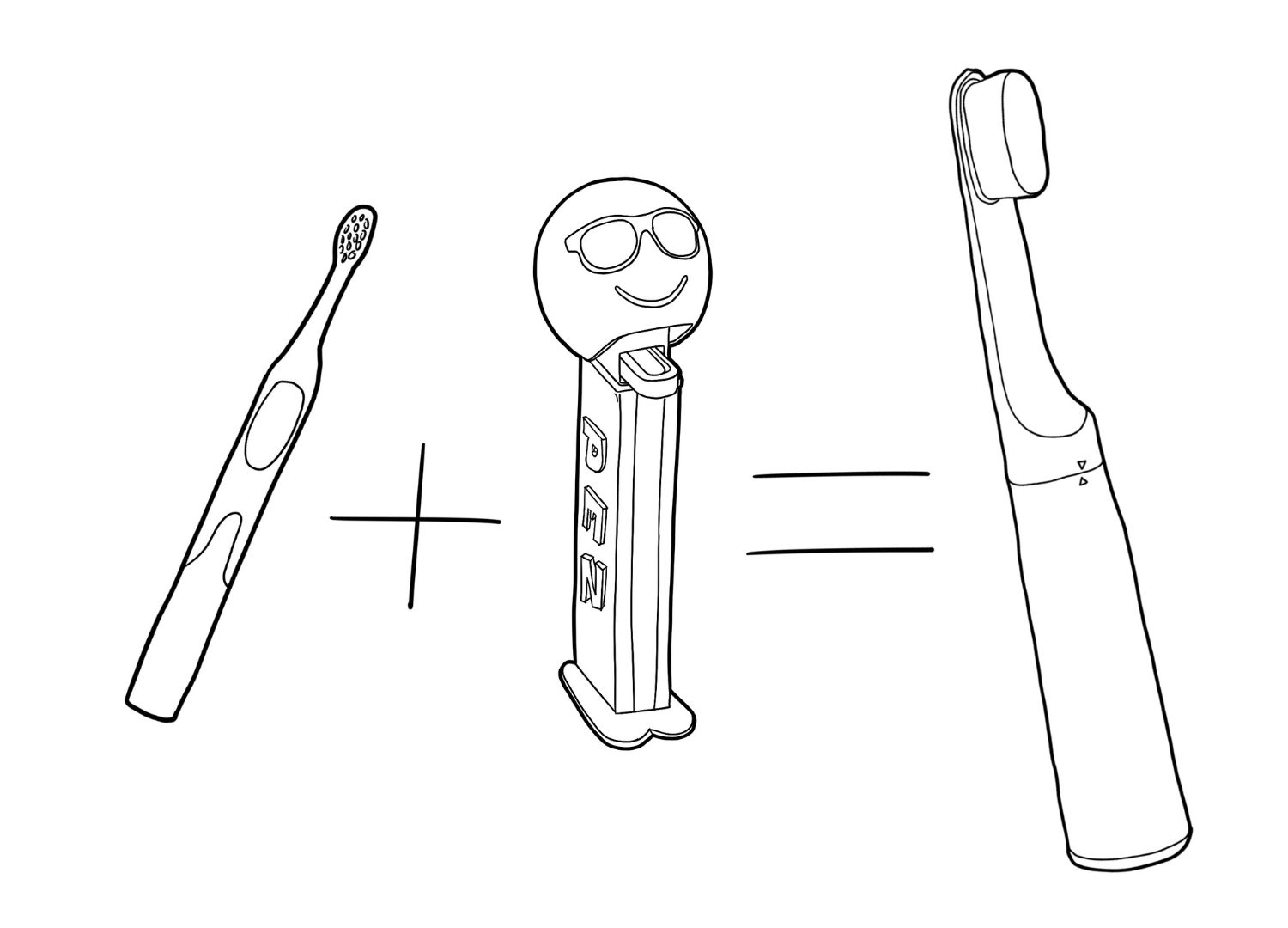 toothbrush sketch