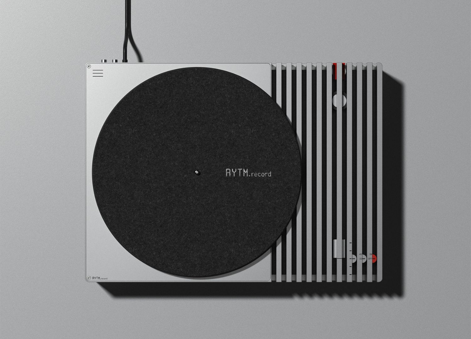 RYTM record player by Jorge Paez