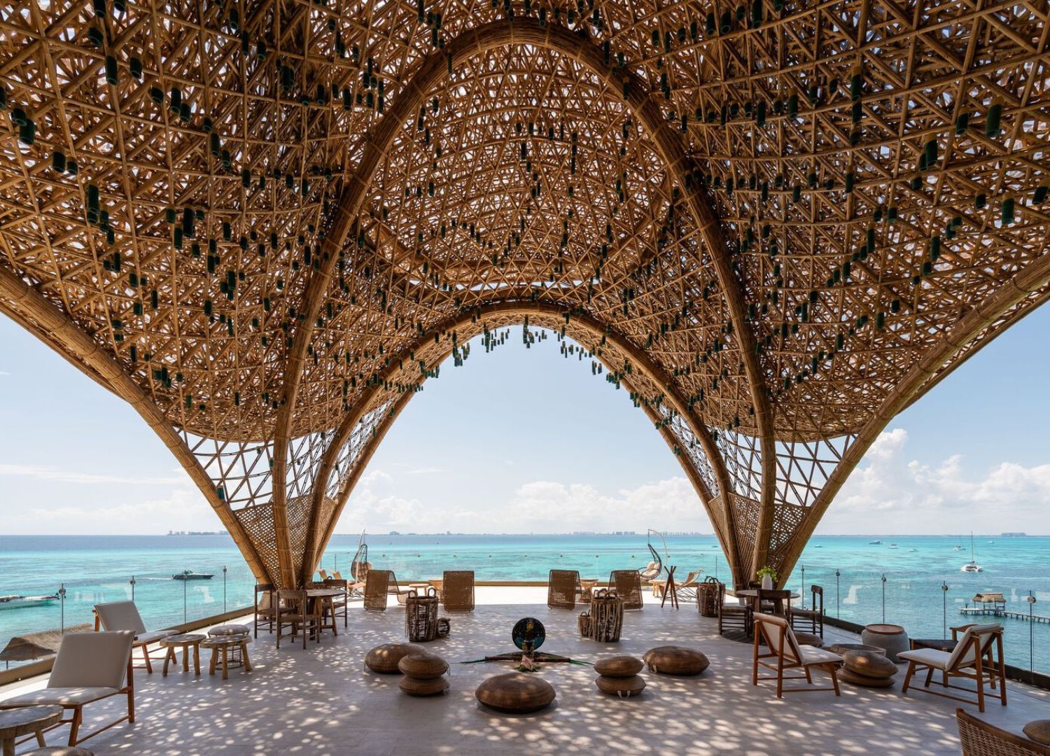 Bamboo Temple Hotel by Arquitectura Mixta _ Isla Mujeres _ Mexico