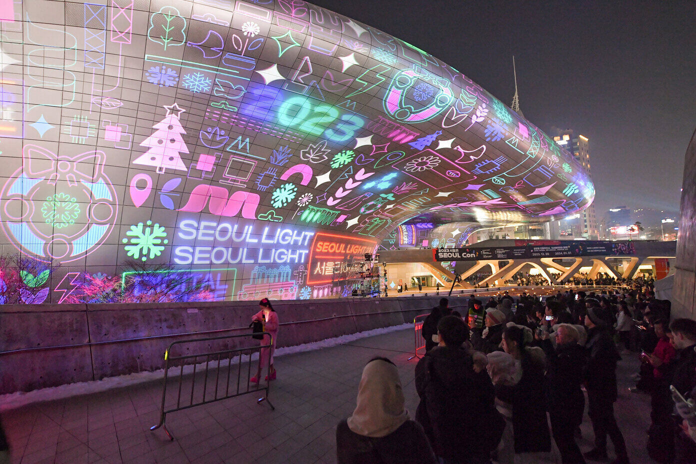 3. An immersive digital art show, Seoul Light. ⓒSeoul Design Foundation