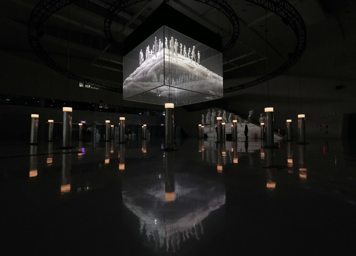 LIGHT ARCHITECTURE exhibition by media artist Yiyun Kang