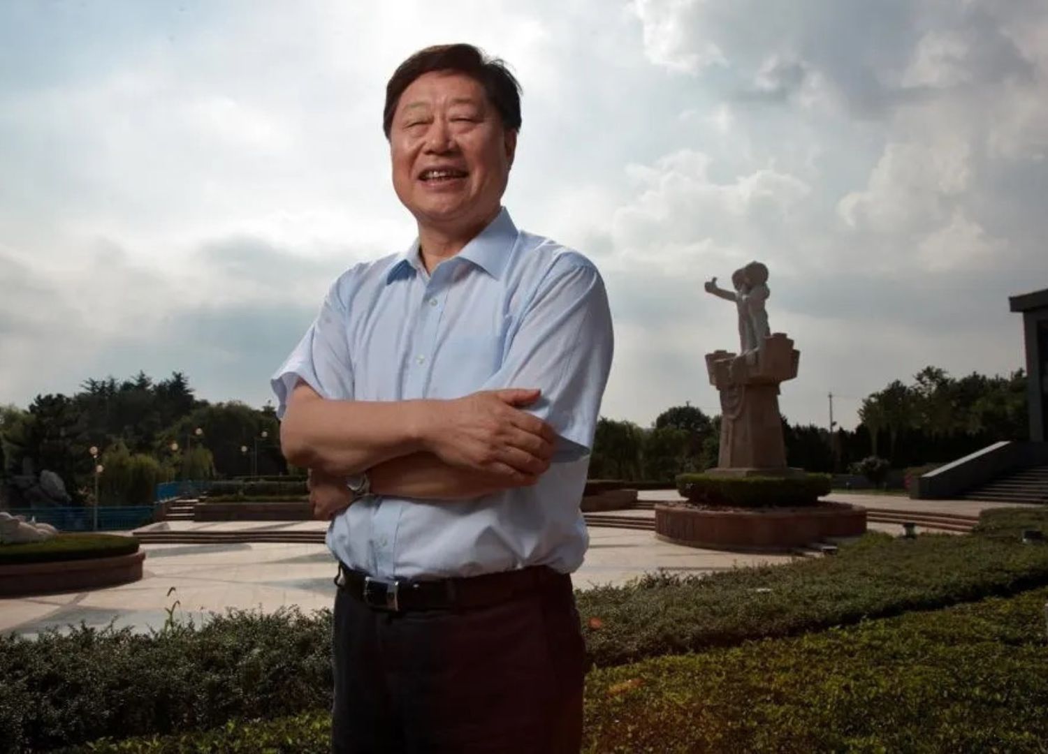 Zhang Ruimin, Chairman Emeritus and former CEO of Haier Group, photographed outside of the company's headquarters in Qingdao. - © In Pictures Ltd.