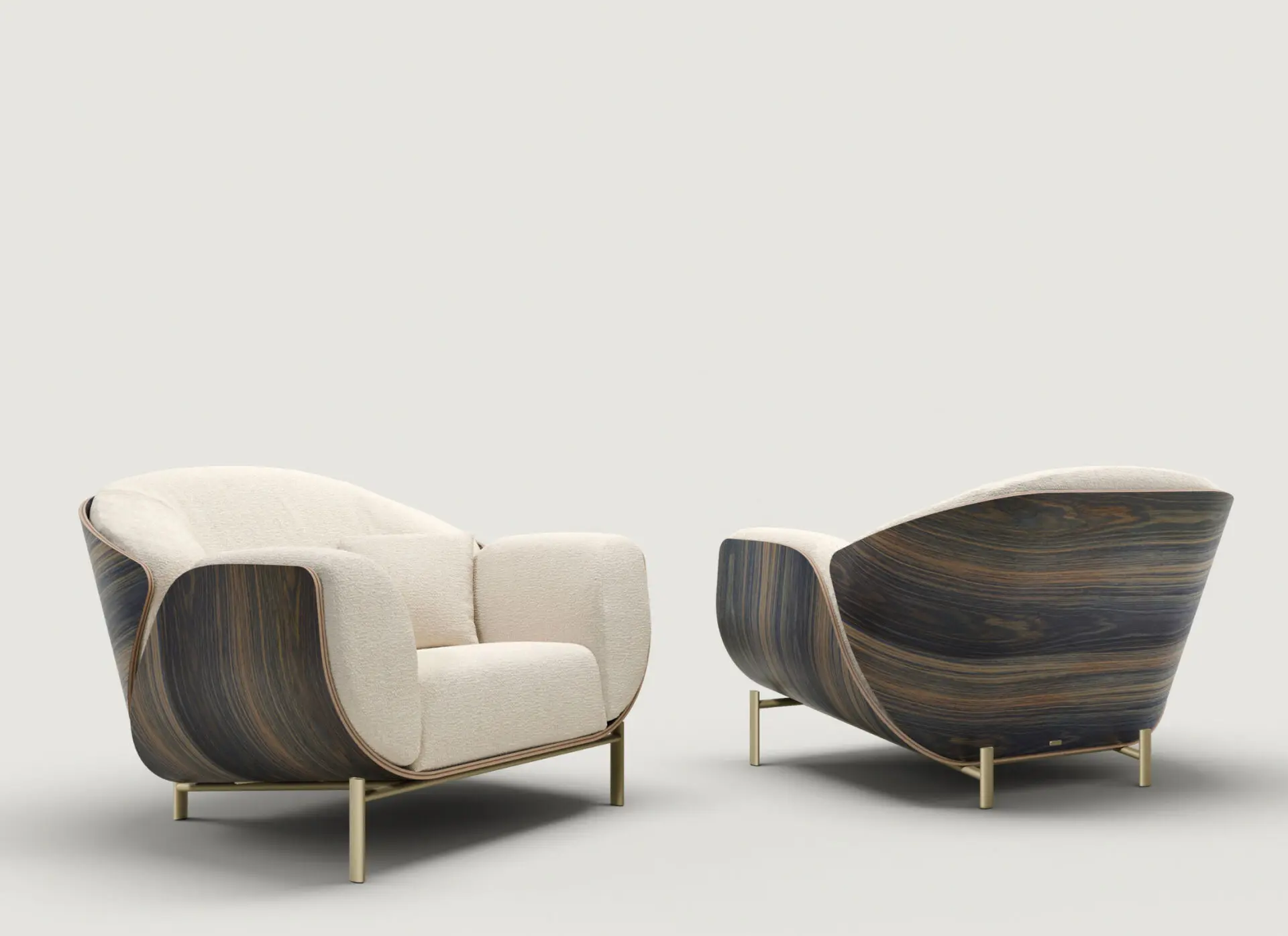 Haima armchair designed by Maryam Al Suwaidi ©FROMM.