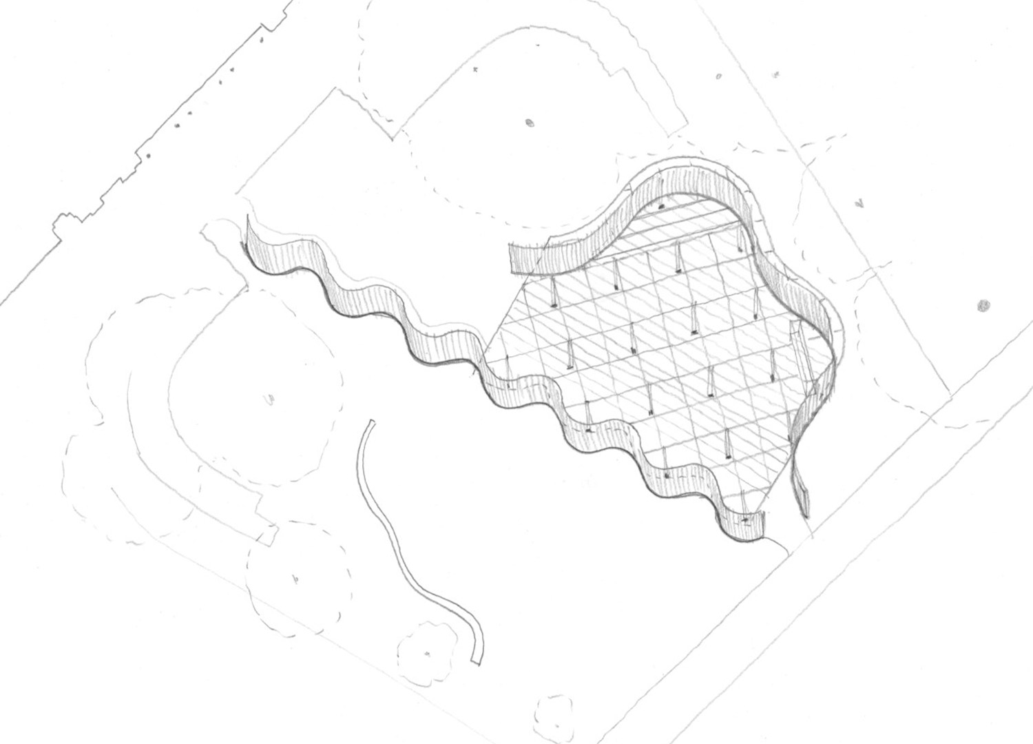 Serpentine Pavilion 2026 render © LANZA Atelier