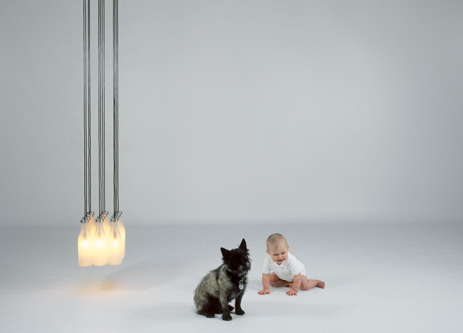 Standard Parts _ Milk Bottle Lamp by Tejo Remy © Droog