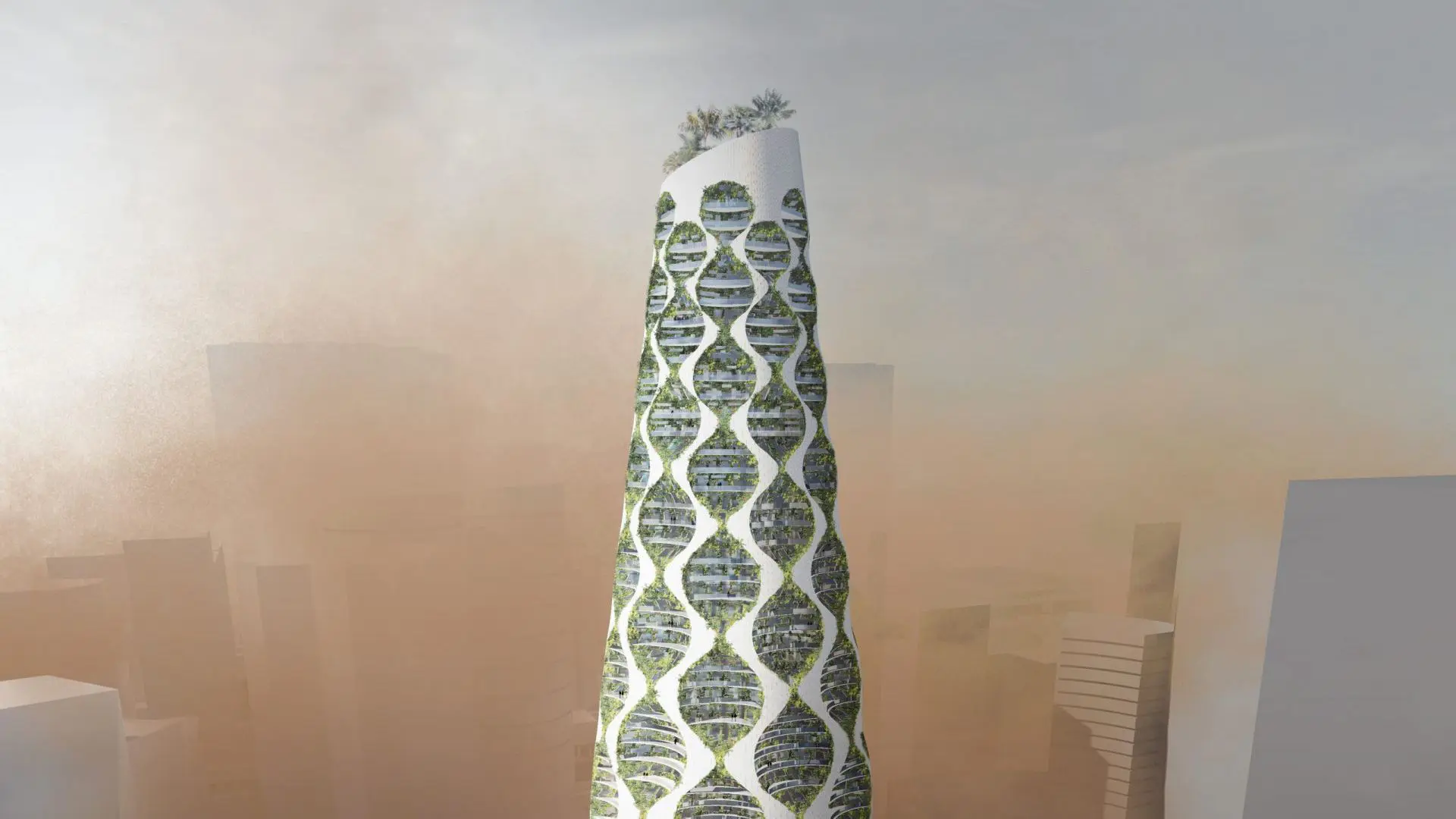 Vertical Oasis Building by FAAB Architektura