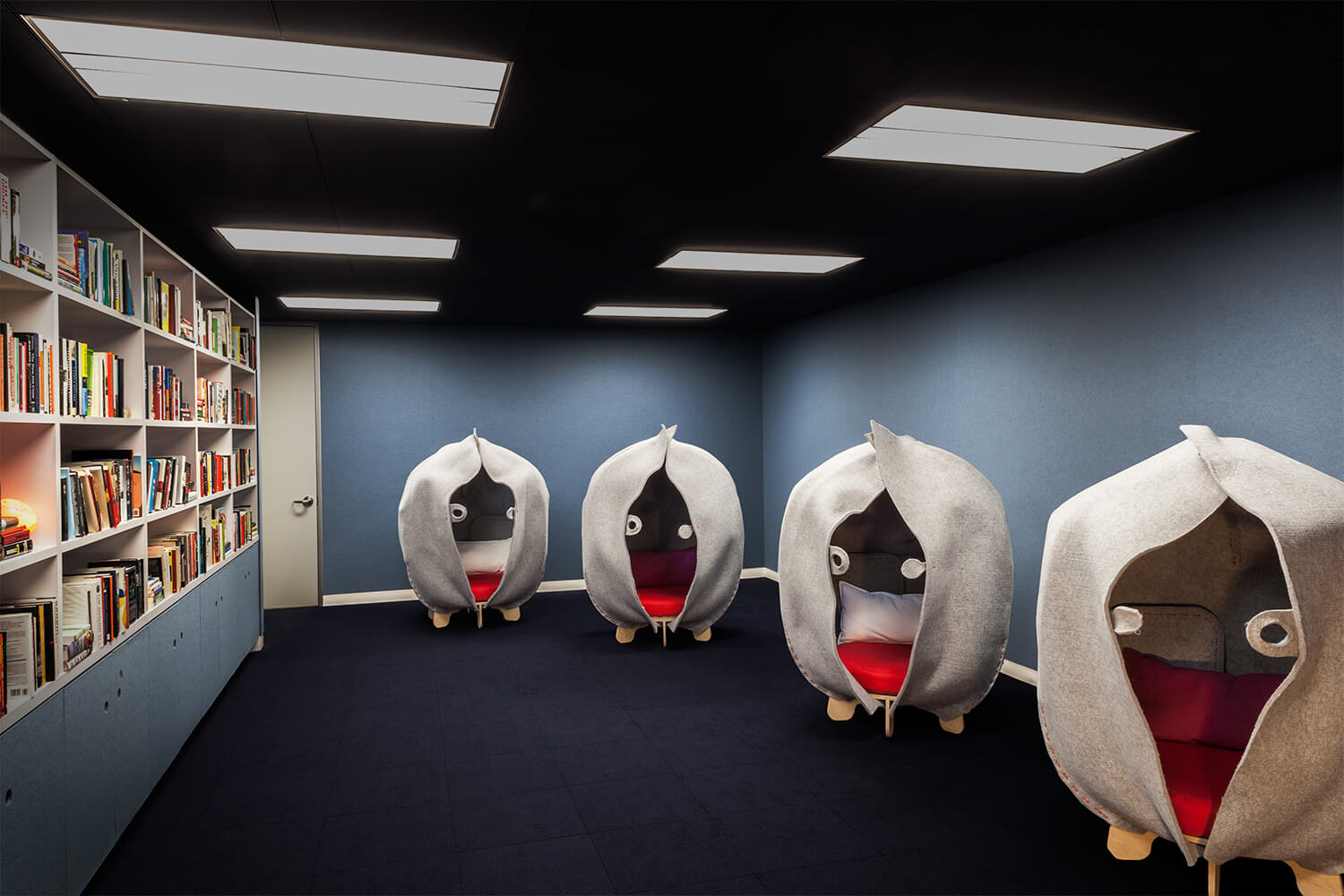 Kelly Robinson - Headspace HQ reading booths