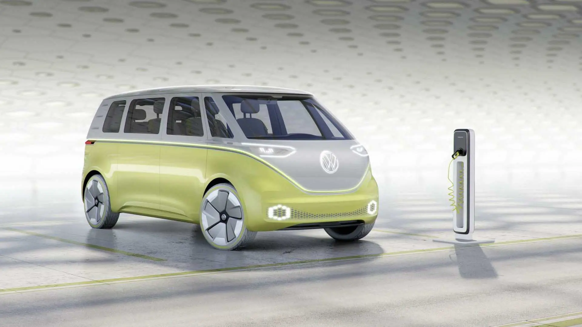 vw bus by volkswagen - electric vehicle