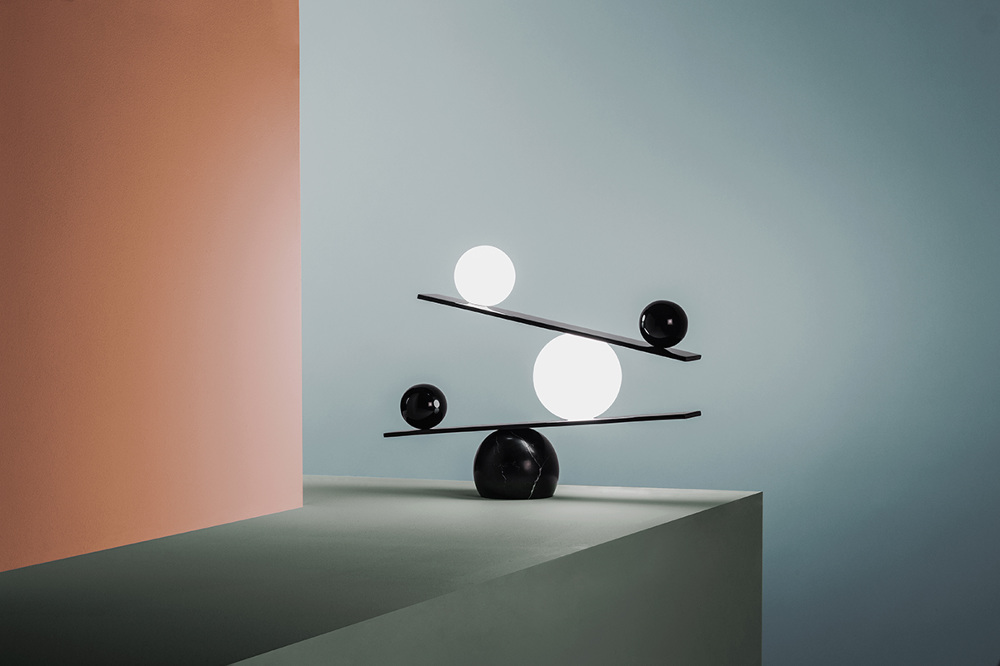 Balance Lamp for Oblure by Victor Castanera 