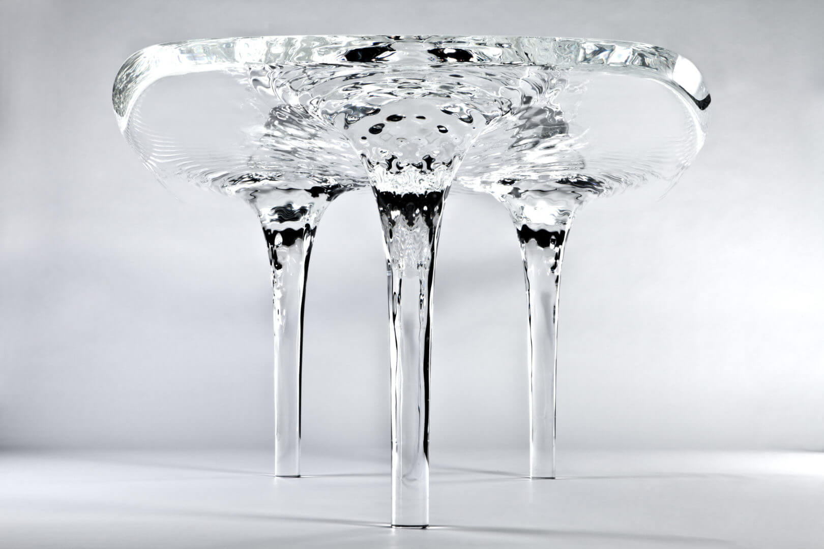 Biophilic design displaying ripples of water