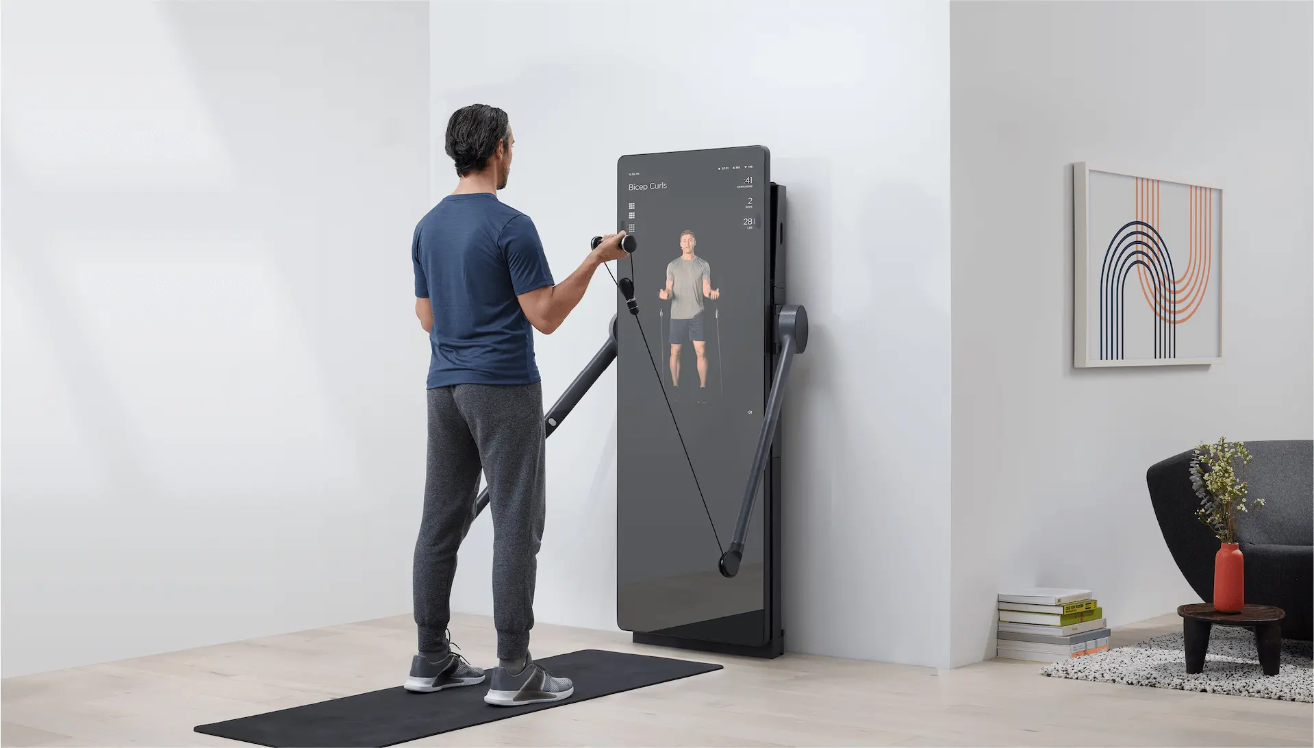 Smart mirror personal trainer sale