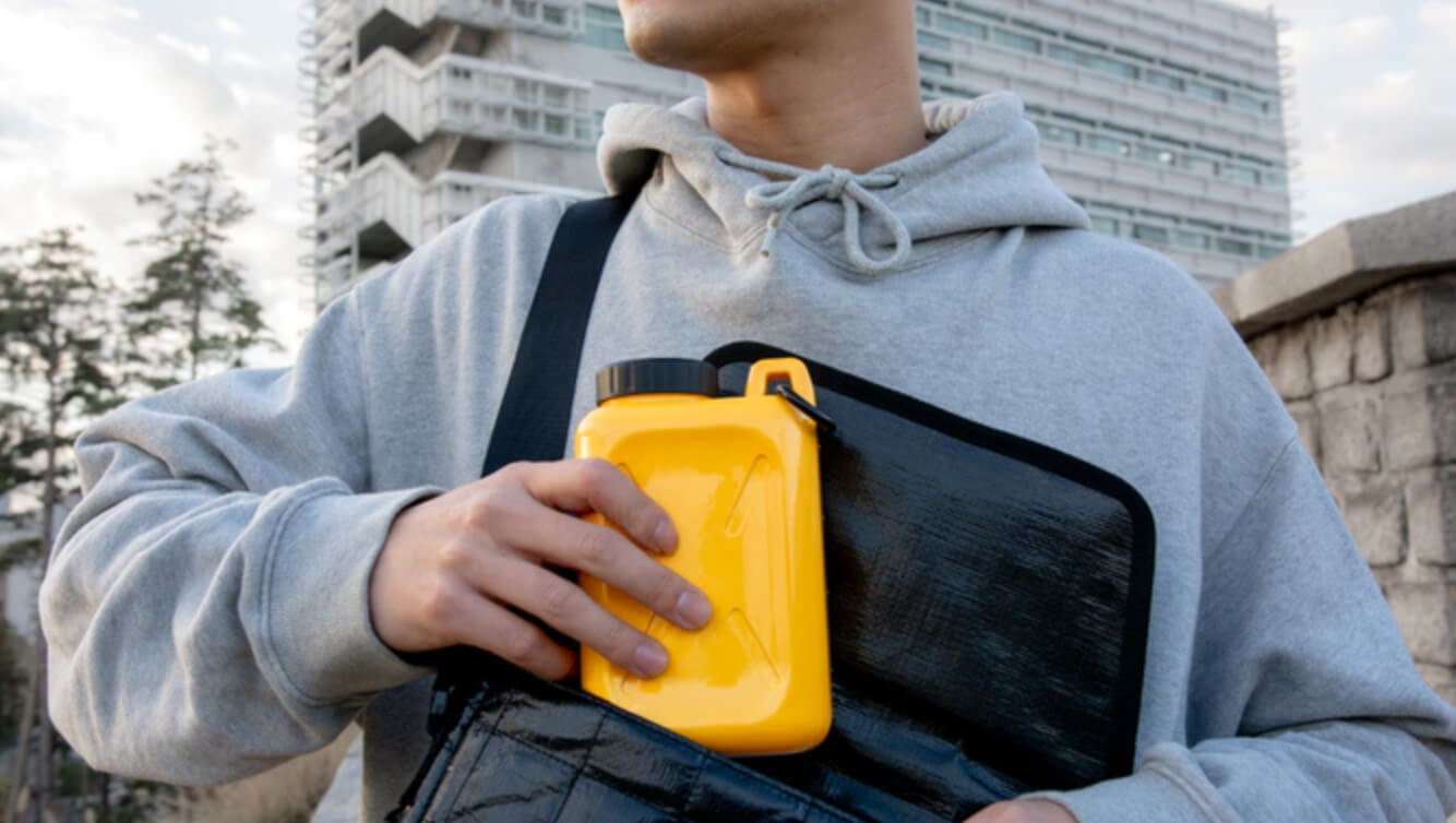 Jerrycan water bottle - big yellow